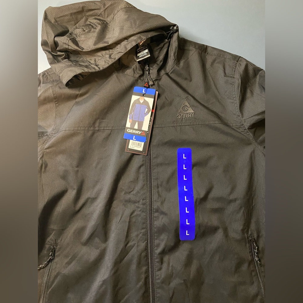 Gerry Large Rain Windbreaker Jacket NWT Large